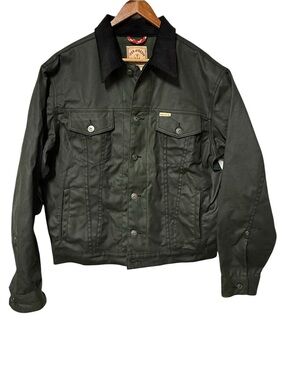 Iron & Resin Dark Green Rambler Jacket Sz L
